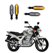 KIT 4 Seta Esportiva Pisca de Led Modelo P26 Para Moto CB 250 Twister 2010 2011 2012 2013 2014 2015 - Stallion