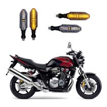 KIT 4 Seta Esportiva Pisca de Led Modelo P26 para Moto Honda CB 1300R SUPER FOUR Ano 2016 2017 2018201920202021
