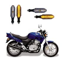 KIT 4 Seta Esportiva Pisca de Led Modelo P26 para Moto Honda CB 500 2010 2011 2012 2013 2014 2015
