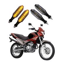 KIT 4 Seta Esportiva Pisca de Led Modelo P26 Para Moto Honda NX4 FALCON 400 Ano 2004 2005 2006 2007 2008 2009