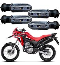 Kit 4 Seta Pisca Gvs Led Modelo Xre 300 Adv 150 Cristal