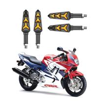 KIT 4 Seta Sequencial Pisca de Led Universal Modelo P09S Estrela Moto CBR 600F Ano 2004 2005 2006200720082009