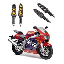 KIT 4 Seta Sequencial Pisca de Led Universal Modelo P09S Estrela Moto HONDA CBR 900RR 2016 2017 2018 2019 2020 2021