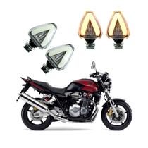 KIT 4 Setas Esportiva Pisca de Led Modelo P07 para Moto Honda CB 1300R Super Four 2004 2005 2006 2007 2008 2009