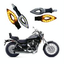 Kit 4 Setas Esportivas Led P01C Carbono Modelo Flecha vazado INTRUDER VS 1400 GLP 2010 2011 2012 2013 2014 2015 Kit 4 Setas Esportivas Led P01C Carbono Modelo Flecha vazado INTRUDER VS 1400 GLP 2010 2011 2012 2013 2014 2015