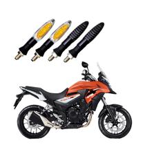 KIT 4 Setas Esportivas Pisca de Led Modelo P11 Para Moto Honda CB 500X 2000 2001 2002 2003 2004 2005 2006 KIT 4 Setas Esportivas Pisca de Led Modelo P11 Para Moto Honda CB 500X 2000 2001 2002 2003 2004 2005 2006