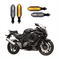 KIT 4 Setas Esportivas Pisca de Led Modelo P26 Para Moto KASINSKI COMET GT 250R Ano 2010 2011 2012 2013 2014 2015