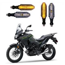 KIT 4 Setas Esportivas Pisca de Led Modelo P26 Para Moto KAWASAKI Versys 300 Ano 2016 2017 2018201920202021
