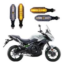 KIT 4 Setas Esportivas Pisca de Led Modelo P26 Para Moto KAWASAKI Versys 650 Ano 2016 2017 2018201920202021
