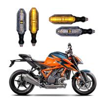KIT 4 Setas Esportivas Pisca de Led Modelo P26 Para Moto KTM SUPER DUKE 1290 Ano 2010 2011 2012 2013 2014 2015