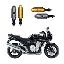 KIT 4 Setas Esportivas Pisca de Led Modelo P26 Para Moto Suzuki Bandit 1250 Ano 2004 2005 2006 2007 2008 2009 KIT 4 Setas Esportivas Pisca de Led Modelo P26 Para Moto Suzuki Bandit 1250 Ano 2004 2005 2006 2007 2008 2009
