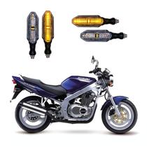KIT 4 Setas Esportivas Pisca de Led Modelo P26 Para Moto SUZUKI GS 500 Ano 2004 2005 2006 2007 2008 2009 KIT 4 Setas Esportivas Pisca de Led Modelo P26 Para Moto SUZUKI GS 500 Ano 2004 2005 2006 2007 2008 2009