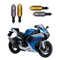 KIT 4 Setas Esportivas Pisca de Led Modelo P26 Para Moto SUZUKI GSX 750 F Ano 2016 2017 2018201920202021