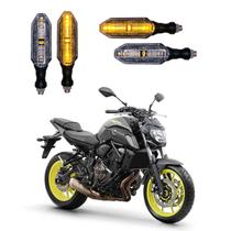 KIT 4 Setas Esportivas Pisca de Led Modelo P26 Para Moto XJ6 Ano 2016 2017 2018201920202021