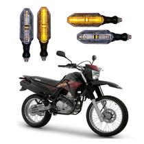 KIT 4 Setas Esportivas Pisca de Led Modelo P26 Para Moto XTZ 250 Ano 2016 2017 2018201920202021