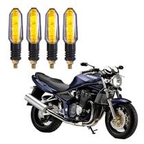Kit 4 Setas Led Universal P50 12V Pisca para Moto Bandit 1200 Esportiva 2004 2005 2006 2007 2008 2009 2010 2011 2012 Kit 4 Setas Led Universal P50 12V Pisca para Moto Bandit 1200 Esportiva 2004 2005 2006 2007 2008 2009 2010 2011 2012