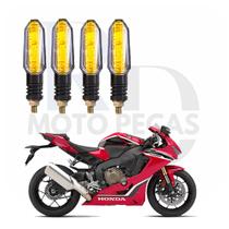 Kit 4 Setas Led Universal P50 12V Pisca para Moto Honda CB 1000R Esportiva 2004 2005 2006 2007 2008 2009 2010 2011 2012 Kit 4 Setas Led Universal P50 12V Pisca para Moto Honda CB 1000R Esportiva 2004 2005 2006 2007 2008 2009 2010 2011 2012