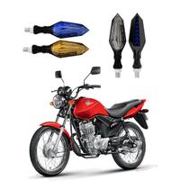 KIT 4 Setas Sequenciais de Led Pisca Azul e Amarelo P43S Para Moto Honda CG 125 FAN 2016 2017 2018201920202021 KIT 4 Setas Sequenciais de Led Pisca Azul e Amarelo P43S Para Moto Honda CG 125 FAN 2016 2017 2018201920202021