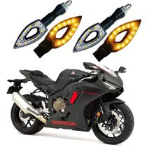 Kit 4 Setas Sequenciais Led P01S Flecha Vazado Para Moto CBR1000 Fireblade 2004 2005 2006 2007 2008 2009 2010 2011 2012