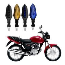 KIT 4 Setas Sequenciais Led Universal Pisca Azul P43S Moto CG 150 TITAN KS 2013 2014 2015 2016 2017 2018201920202021