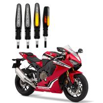 KIT 4 Setas Sequenciais Modelo P25B Slim / Palito Para Moto CBR 1000 Fireblade 2004 2005 2006 2007 2008 2009