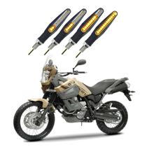 KIT 4 Setas Sequenciais Modelo P25B Slim / Palito Para Moto XTZ 250 TENERÊ 2010 2011 2012 2013 2014 2015