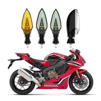 KIT 4 Setas Sequenciais Pisca de Led Modelo P35 Para Moto Honda CB 1000R 2010 2011 2012 2013 2014 2015