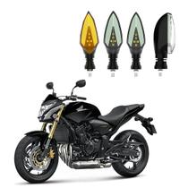 KIT 4 Setas Sequenciais Pisca de Led Modelo P35 Para Moto Honda CB 600F Hornet 2004 2005 2006 2007 2008 2009 KIT 4 Setas Sequenciais Pisca de Led Modelo P35 Para Moto Honda CB 600F Hornet 2004 2005 2006 2007 2008 2009