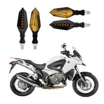 KIT 4 Setas Sequenciais Pisca de Led Modelo P43S Honda VFR 1200X 2016 2017 2018 2019 2020 2021 KIT 4 Setas Sequenciais Pisca de Led Modelo P43S Honda VFR 1200X 2016 2017 2018 2019 2020 2021