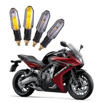 Kit 4 Setas Sequenciais Pisca de Led Universal Modelo P50S Moto CBR 650F 2010 2011 2012 2013 2014 2015 Kit 4 Setas Sequenciais Pisca de Led Universal Modelo P50S Moto CBR 650F 2010 2011 2012 2013 2014 2015