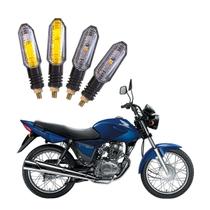 Kit 4 Setas Sequenciais Pisca Led Universal Modelo P50S CG 150 TITAN ES 2004 2005 2006 2007 2008 2009 2010 2011 2012