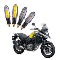 Kit 4 Setas Sequenciais Pisca Led Universal Modelo P50S DL 1000 V STROM 2013 2014 2015 2016 2017 2018 2019 2020 2021