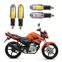 Kit 4 Setas Sequenciais Pisca Led Universal Modelo P50S Moto FAZER 150 2013 2014 2015 2016 2017 2018 2019 2020 2021