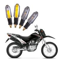 Kit 4 Setas Sequenciais Pisca Led Universal Modelo P50S NXR 125 BROS ES 2013 2014 2015 2016 2017 2018 2019 2020 2021 Kit 4 Setas Sequenciais Pisca Led Universal Modelo P50S NXR 125 BROS ES 2013 2014 2015 2016 2017 2018 2019 2020 2021