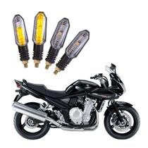 Kit 4 Setas Sequenciais Pisca Led Universal Modelo P50S SUZUKI Bandit 1250 2013 2014 2015 2016 2017 2018 2019 2020 2021