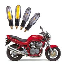 Kit 4 Setas Sequenciais Pisca Led Universal Modelo P50S SUZUKI Bandit 600 2013 2014 2015 2016 2017 2018 2019 2020 2021