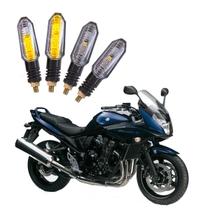 Kit 4 Setas Sequenciais Pisca Led Universal Modelo P50S SUZUKI Bandit 650 2013 2014 2015 2016 2017 2018 2019 2020 2021