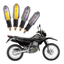 Kit 4 Setas Sequenciais Pisca Led Universal Modelo P50S XR 250 TORNADO 2004 2005 2006 2007 2008 2009 2010 2011 2012