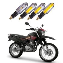 Kit 4 Setas Sequenciais Pisca Led Universal Modelo P50S XTZ 250 2004 2005 2006 2007 2008 2009 2010 2011 2012