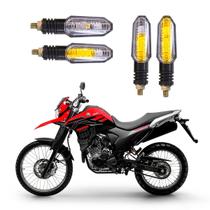 Kit 4 Setas Sequenciais Pisca Led Universal Modelo P50S XTZ 250 LANDER 2013 2014 2015 2016 2017 2018 2019 2020 2021