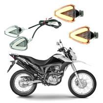 Kit 4 Setas Stallion Esportiva para Moto Honda NXR 160 BROS 2004 2005 2006 2007 - 2015 2016 2017 2018 2019 2020 2021 Kit 4 Setas Stallion Esportiva para Moto Honda NXR 160 BROS 2004 2005 2006 2007 - 2015 2016 2017 2018 2019 2020 2021