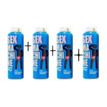 Kit 4 Sex Machine Masculino Energético 20Ml Pepper Blend