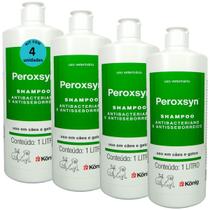 Kit 4 Shampoo Antibacteriano E Antisseborreico Peroxsyn König 1 Litro - König Kit 4 Shampoo Antibacteriano E Antisseborreico Peroxsyn König 1 Litro - König