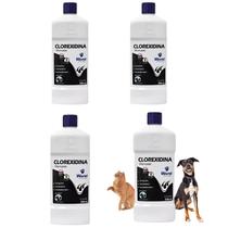 Kit 4 Shampoo Dugs Clorexidina 500ml