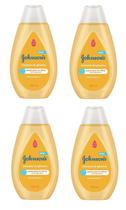 Kit 4 Shampoo Glicerina Johnsons Baby Suave Para Olhos 200Ml