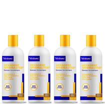 Kit 4 Shampoo Hexadene Spherulites 500ml Virbac Dermatológico Para Cães e Gatos Kit 4 Shampoo Hexadene Spherulites 500ml Virbac Dermatológico Para Cães e Gatos