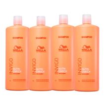 Kit 4 Shampoo Invigo Nutri-Enrich 1L - Wella Professional