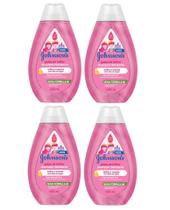 Kit 4 Shampoo Kids Gotas De Brilho 400 ml - Johnson's