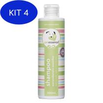 Kit 4 Shampoo Pet Essence Escondendo Ossinho Cães e Gatos
