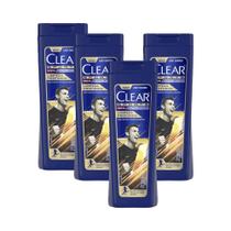 Kit 4 Shampoos Clear Men Anticaspa Limpeza Profunda 200ml Kit 4 Shampoos Clear Men Anticaspa Limpeza Profunda 200ml